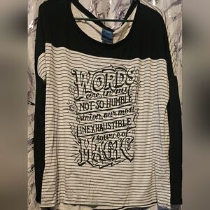 Harry Potter Magic Words Dumbledore Quote Top